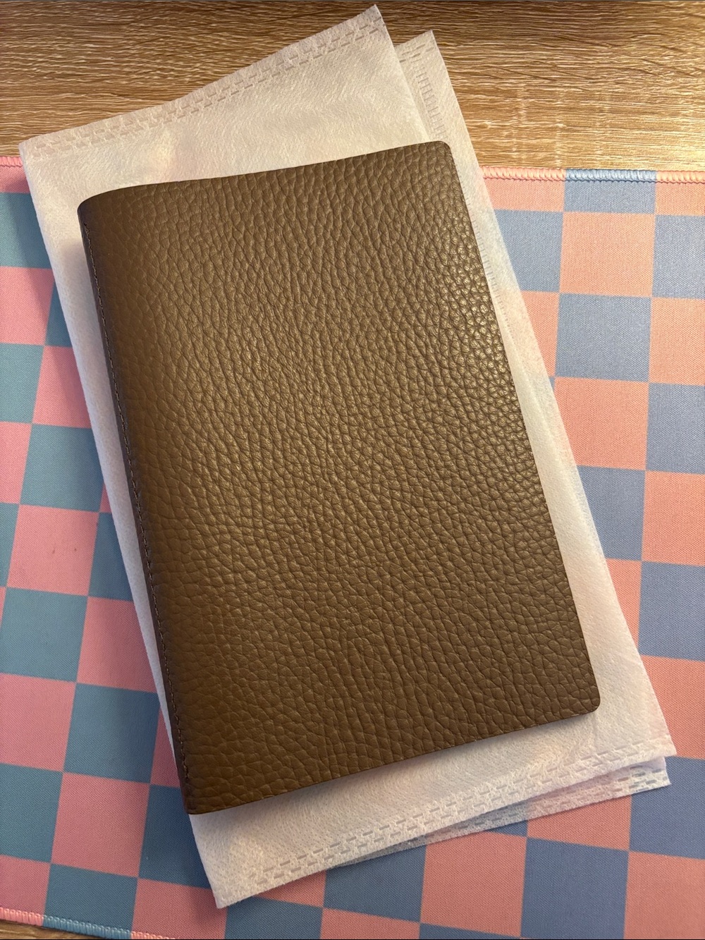 Davinci Personal Rings Bible Sz Dolcemente Organizer Planner Taupe Leather